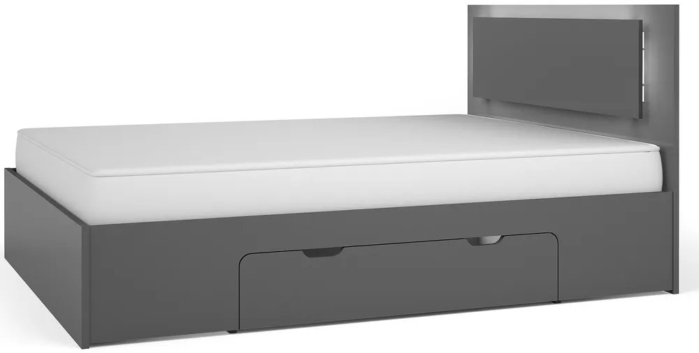 Posteľ 180 Fino so zásuvkami a LED osvetlením