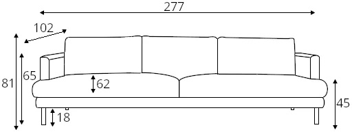 Sofa 4-osobowa Britt