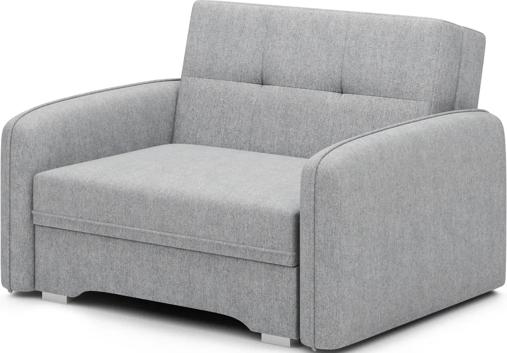 Sofa 1-osobowa Laine z funkcją spania typu DL i pojemnikiem na pościel