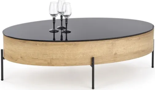 Moderní konferenční stolek s prostorem pod deskou stolu do obývacího pokoje Zenga