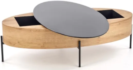 Moderní konferenční stolek s prostorem pod deskou stolu do obývacího pokoje Zenga