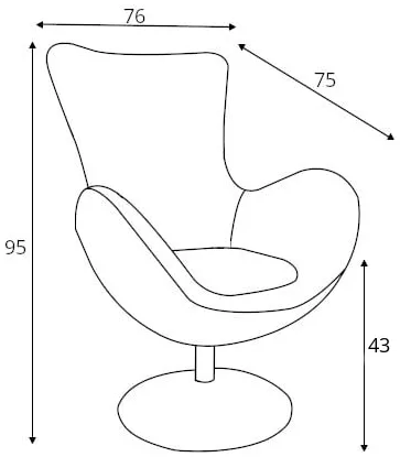 Čalúnené relaxačné kreslo Butterfly do obývačky