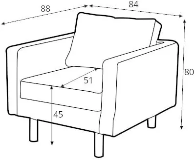 Fotel Topic Wood