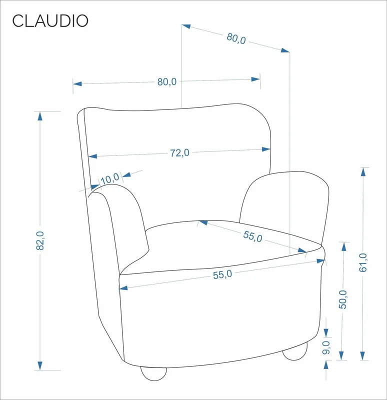Křeslo Claudio