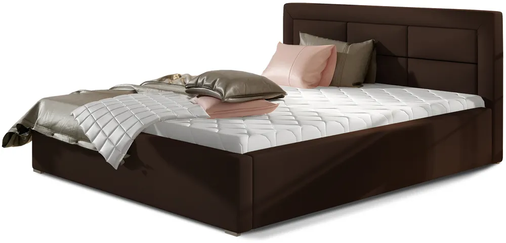 Posteľ 200 Rosano (kovový rošt, plynový zdvihák, úložný priestor)
