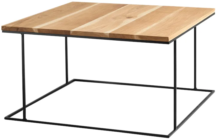 Konferenční stolek na kovových rámech 80 Walt Solid Wood
