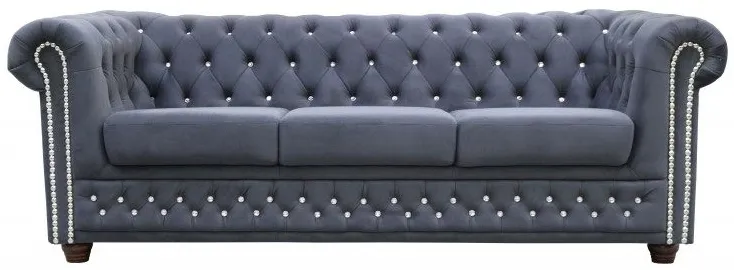 Sofa 3-osobowa Chesterfield York Blink z funkcją spania