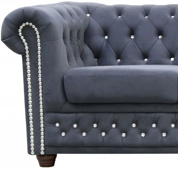 Sofa 3-osobowa Chesterfield York Blink z funkcją spania