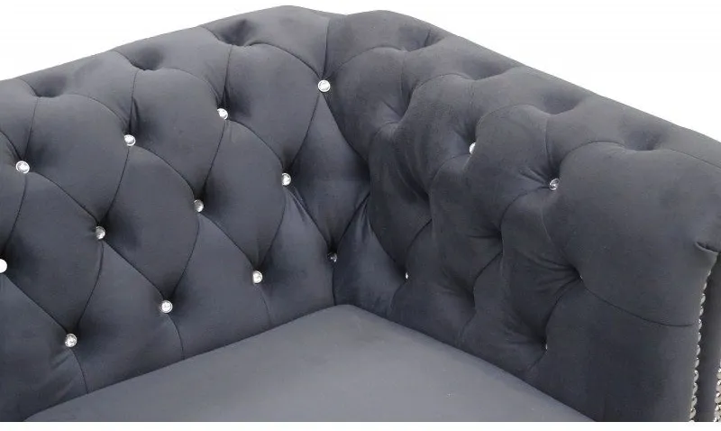 Sofa 3-osobowa Chesterfield York Blink z funkcją spania