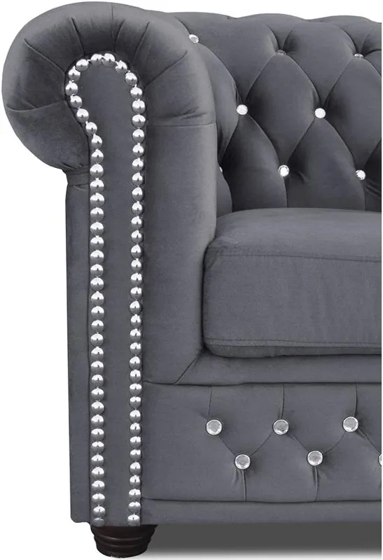 Dvoumístná pohovka Chesterfield York Blink