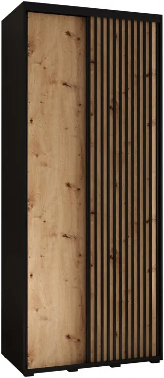 Skriňa s posuvnými dverami Lanko 1 110 cm 45 cm hĺbky