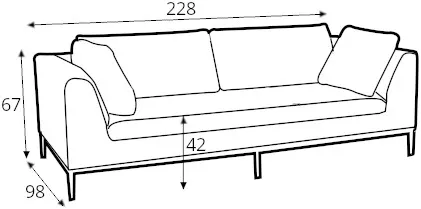 Sofa 3-osobowa Ambient