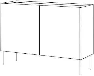 Szafka RTV Desin 120 cm