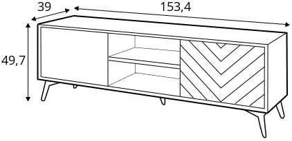 TV stolík Diamond