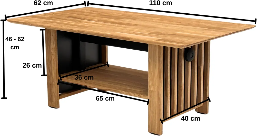 Konferenční stolek s nastavitelnou výškou C25