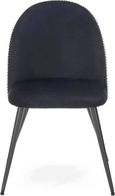 Stylowe krzesło K478 do jadalni czarny-biały