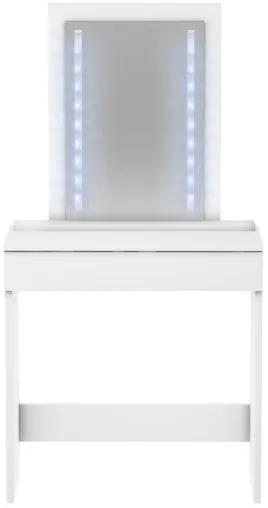 Toaletní stolek Megan se zrcadlem LED