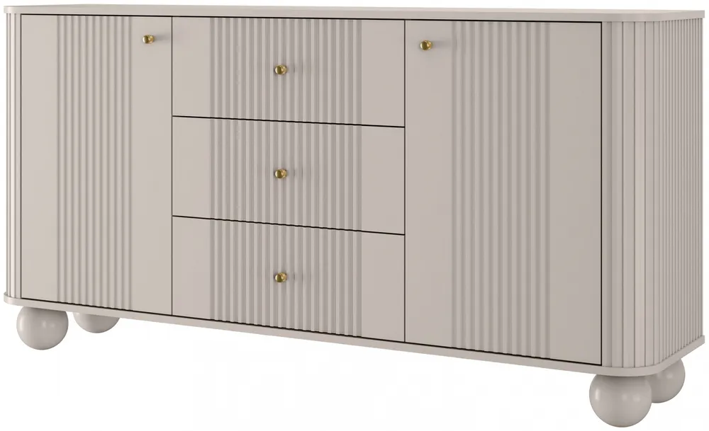 Komoda Vesper 160 s kulatými nožkami