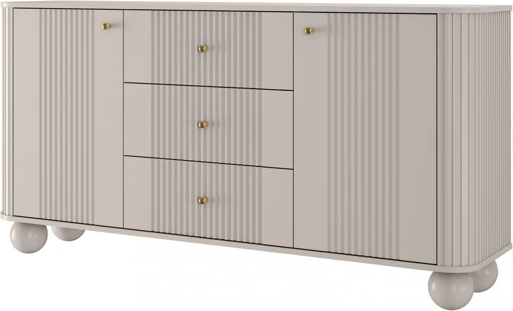 Komoda Vesper 160 s kulovými nožkami