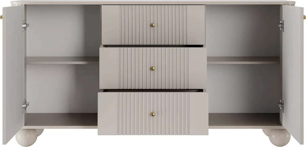 Komoda Vesper 160 s kulovými nožkami