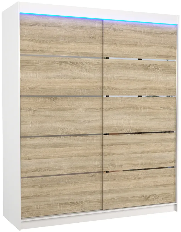 Šatní skříň Spectra 180 s osvětlením