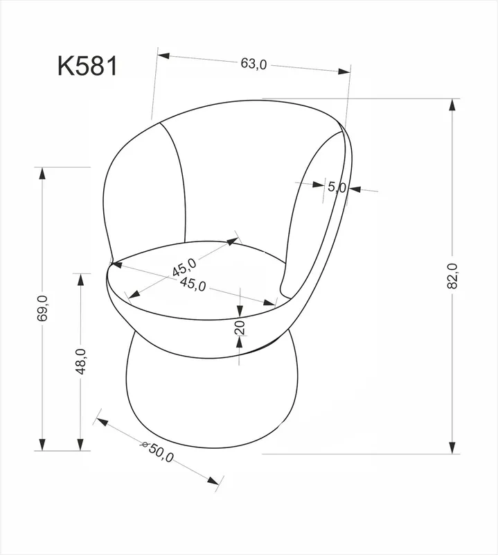 Židle K581