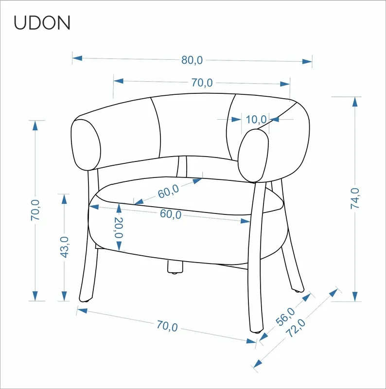 Křeslo Udon