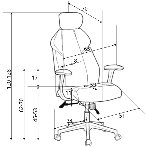 Fotel gabinetowy Chrono