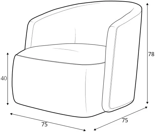 Fotel Soft Mini Laroc