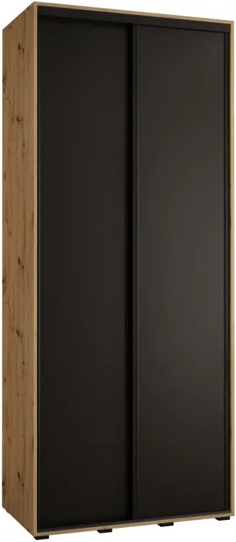 Skříň s posuvnými dveřmi Davos 1 100, hloubka 45 cm