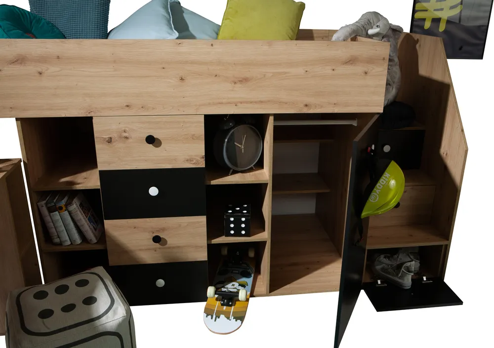 Patrová postel Smart 3 pravá