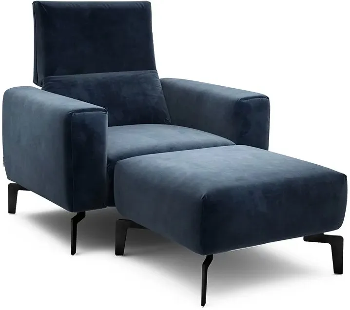 Křeslo s taburetem Cosy