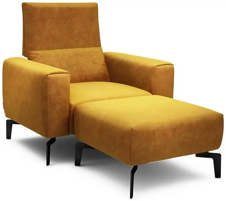 Křeslo s taburetem Cosy
