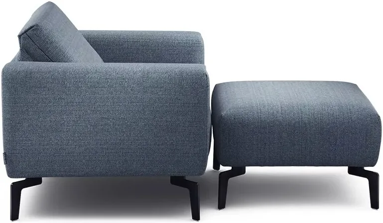 Kreslo s taburetom Cosy