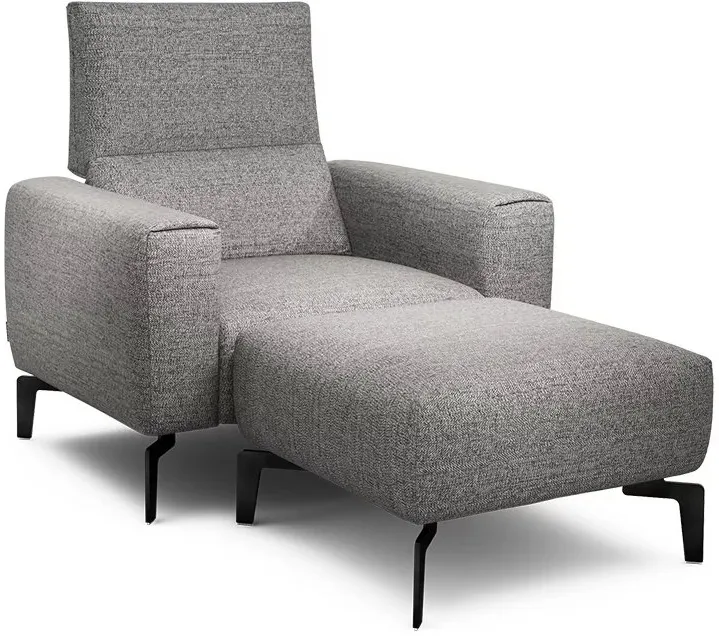 Kreslo s taburetom Cosy