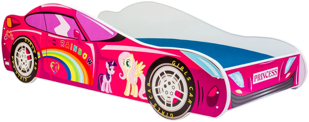 Posteľ s matracom Car Pink 160