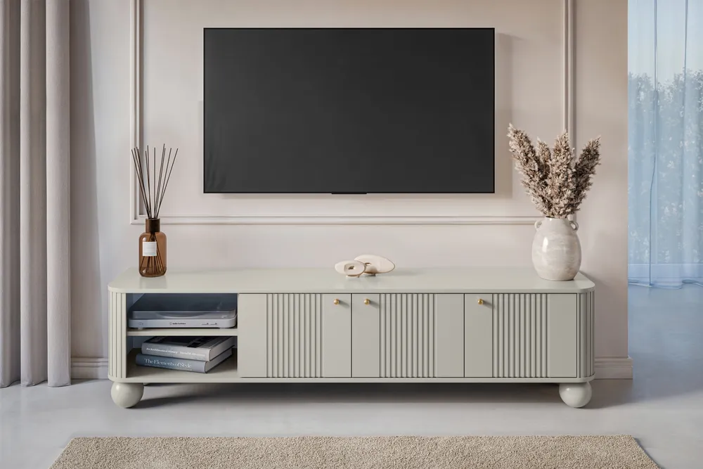 TV stolek Vesper s kulatými nožkami