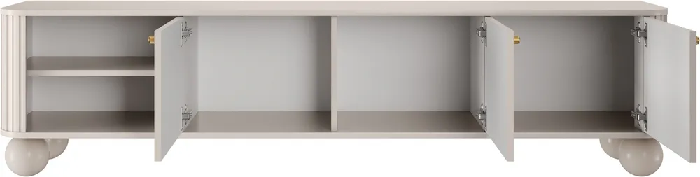 TV stolek Vesper s kulatými nožkami
