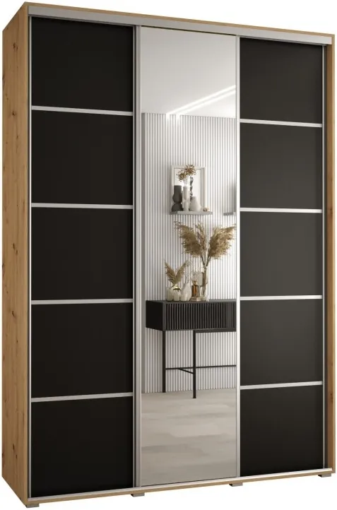 Posuvná skříň se zrcadlem Cannes 5 180 hloubka 45 cm