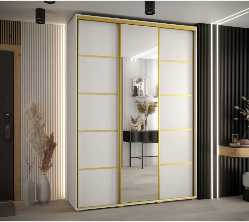Posuvná skříň se zrcadlem Cannes 5 180 hloubka 45 cm