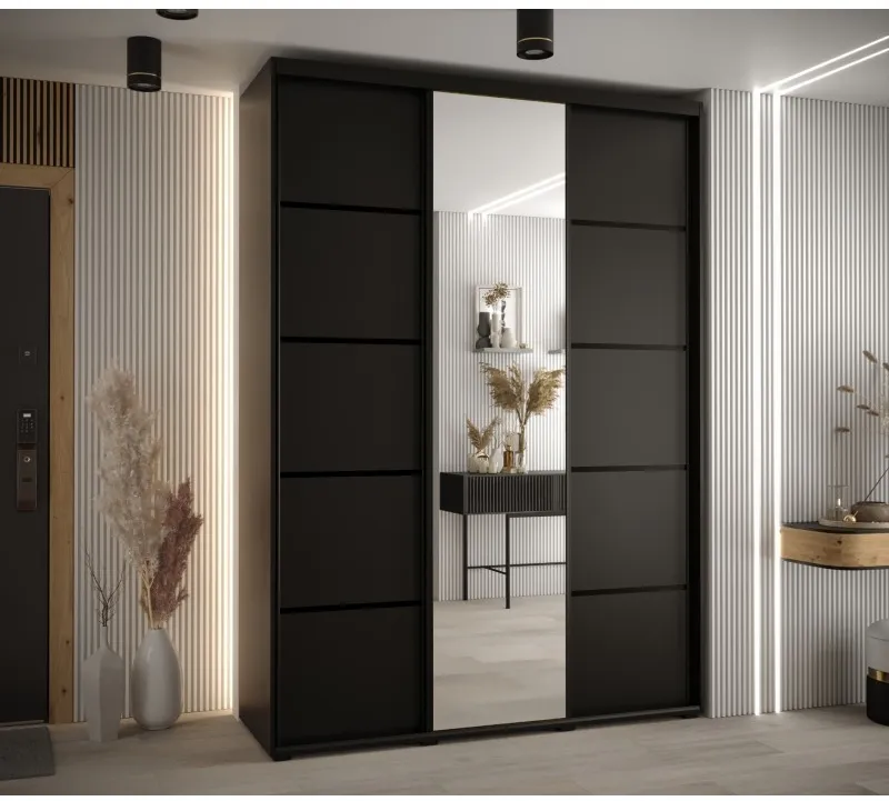 Posuvná skříň se zrcadlem Cannes 5 180 hloubka 45 cm