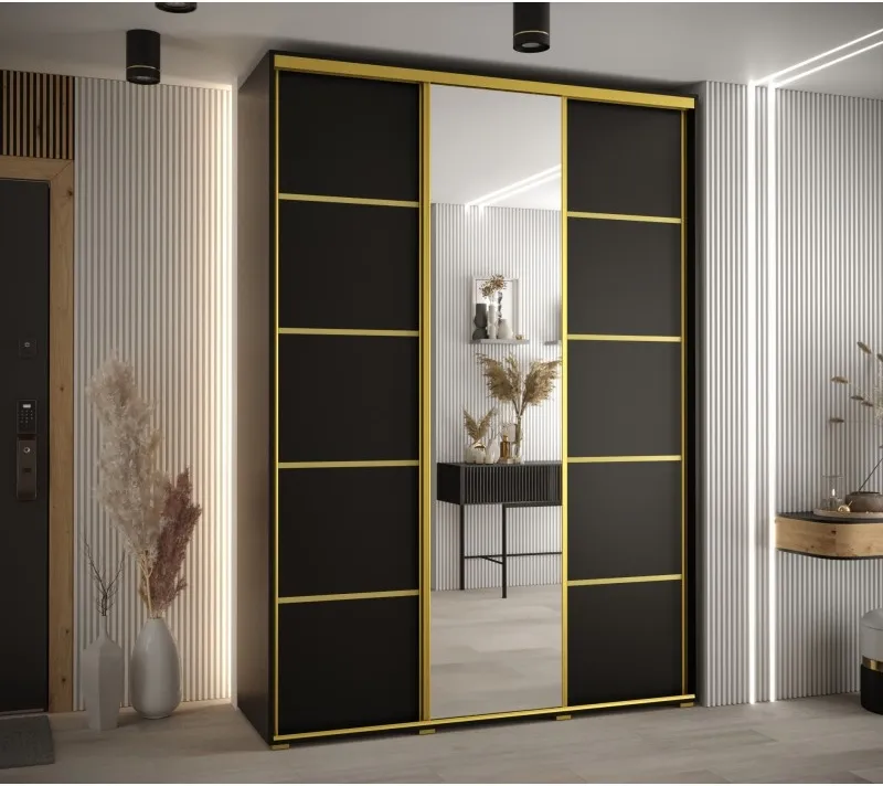Posuvná skříň se zrcadlem Cannes 5 180 hloubka 45 cm