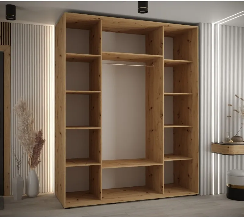 Šatní skříň Cannes 1 190 hloubka 60 cm