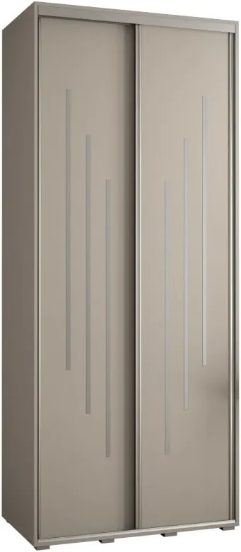 Szafa przesuwna wysoka Dakota 8 120 głębokość 60 cm wysokość 235,2 cm