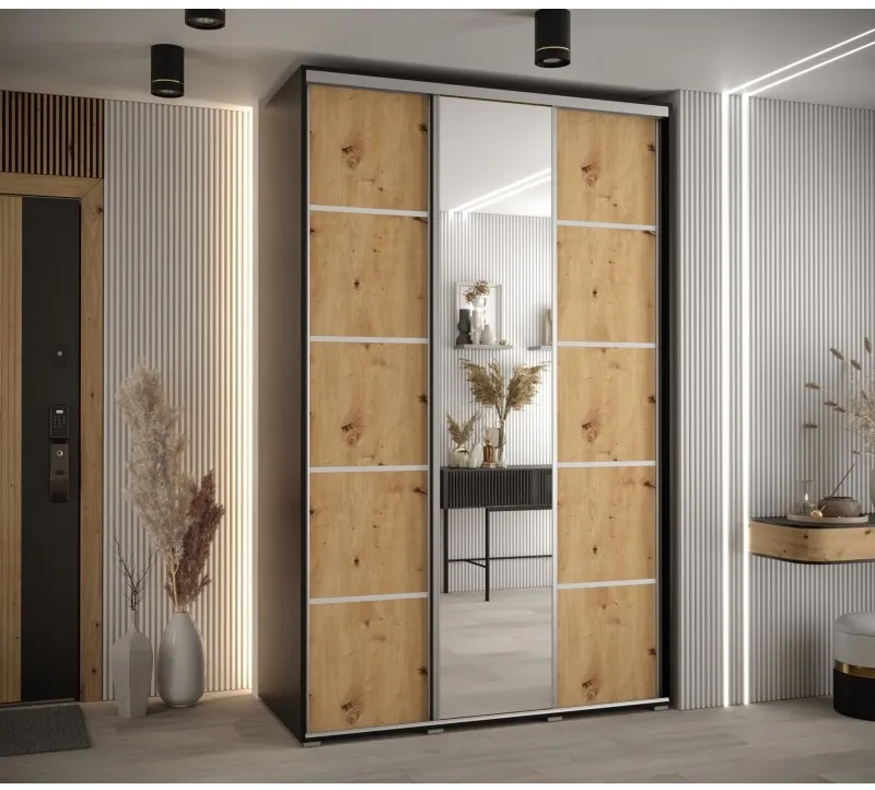 Posuvná skříň se zrcadlem Cannes 5 160 60 cm hloubka