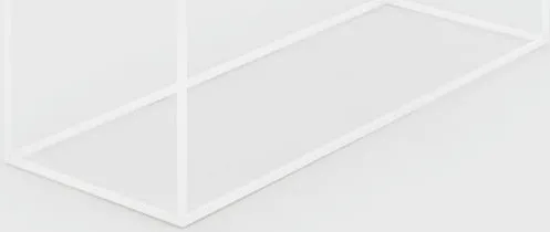 Konzolový stolek na kovových rámech do obývacího pokoje Tensio 100x35 cm