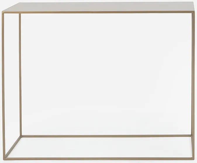 Konzolový stolek na kovových rámech do obývacího pokoje Tensio 100x35 cm
