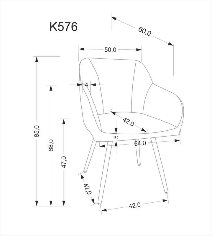 Otočná židle K576