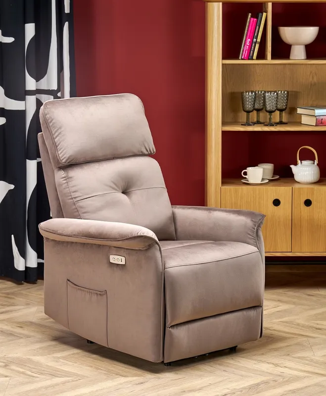 Křeslo Semir s elektrickou funkcí relaxu