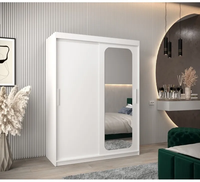Šatní skříň s posuvnými dveřmi a zrcadlem Promo T2 150
